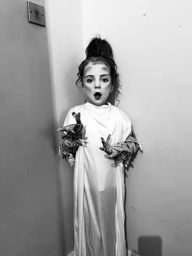 Smiffys Universal Monsters Bride Frankenstein costume bambina 4-6 anni