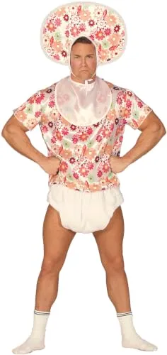 Guirca Costume Bebè Adulto M 48-50 Set 4 Pezzi Multicolore