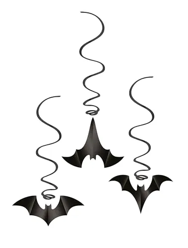 P'tit Clown Spirale Halloween decorazione pipistrello 3 pezzi