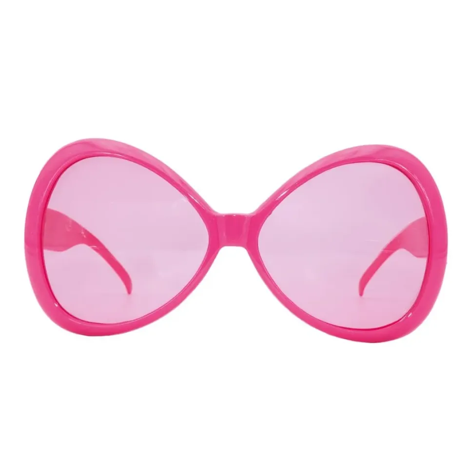P'tit Clown 35065 occhiali mosca rosa plastica adulto
