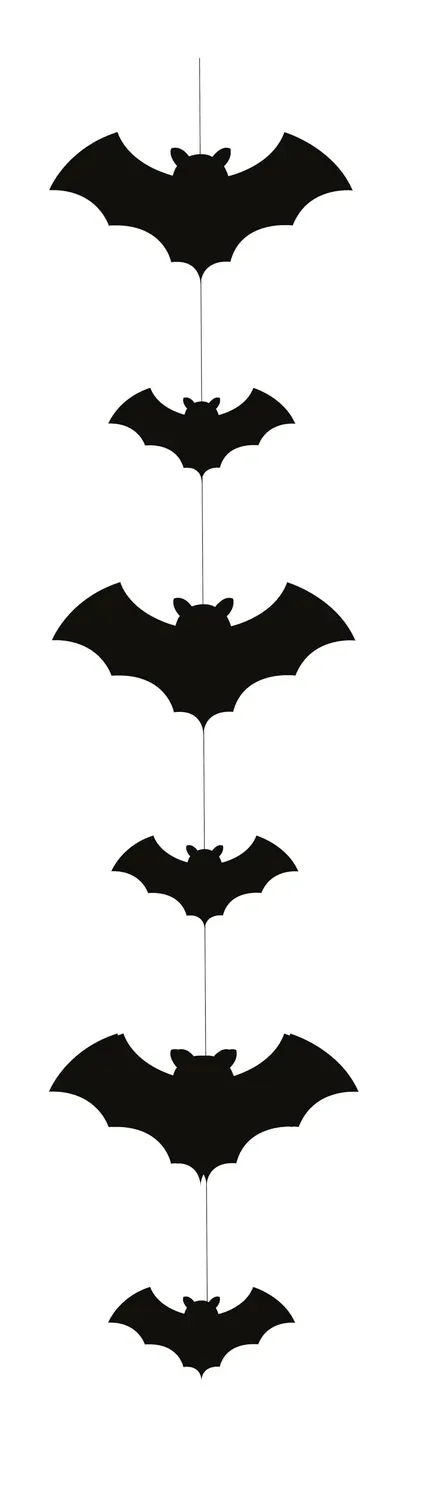P'tit Clown RE22934 ghirlanda pipistrello 120 cm