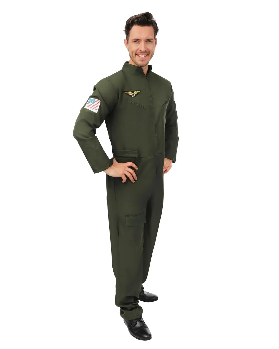 P'tit Clown Air Pilot Suit costume pilota verde L-XL