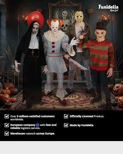 Funidelia Krueger Nightmare costume uomo XS con accessori