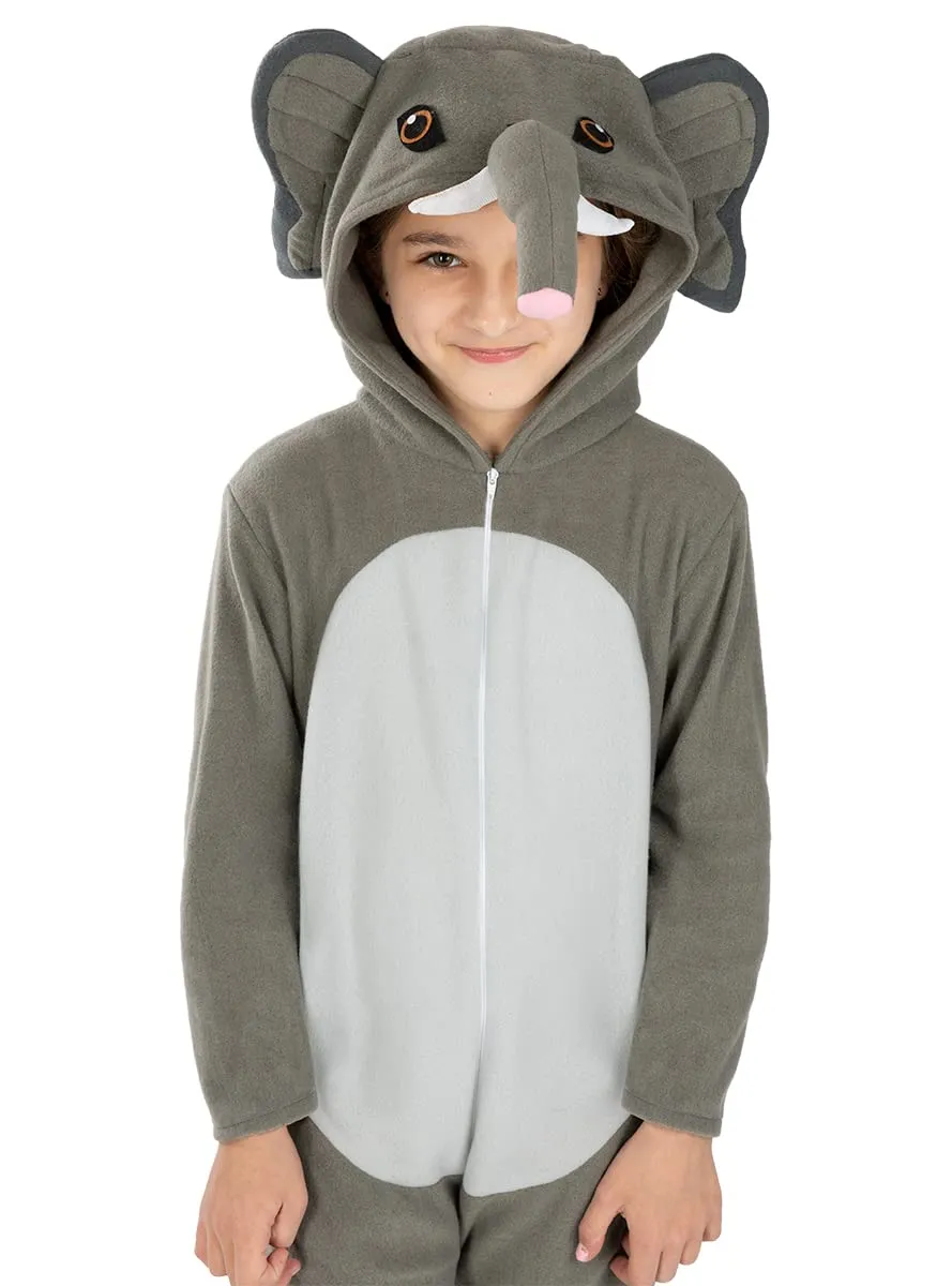 Funidelia Elefante costume bambino 10-12 anni grigio