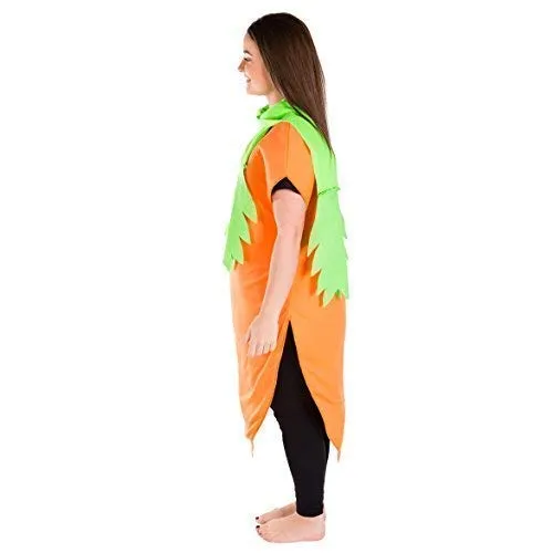 Bodysocks Carota costume adulto taglia unica arancione
