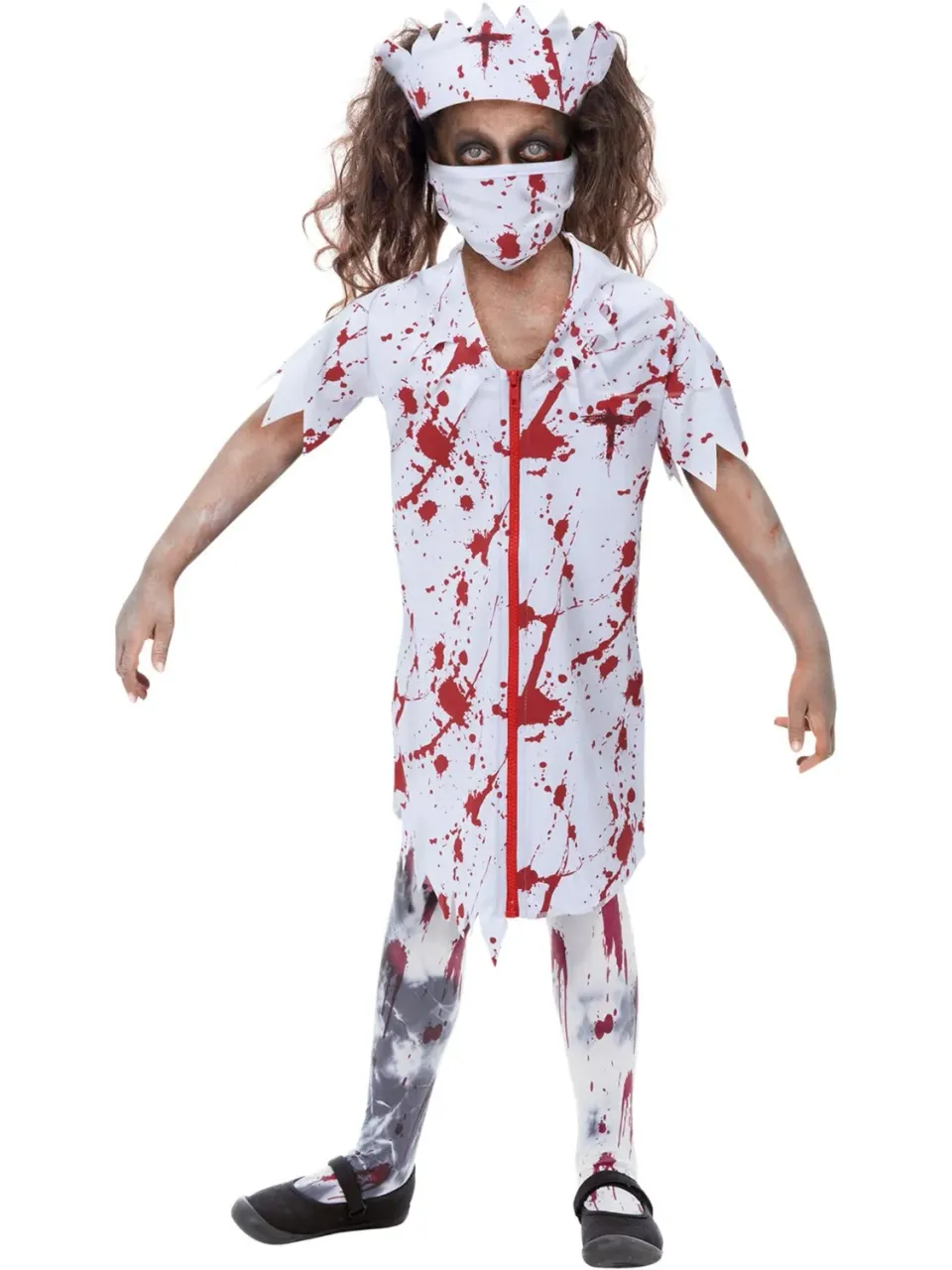 Smiffys Zombie Nurse costume bambina Medium 7-9 anni
