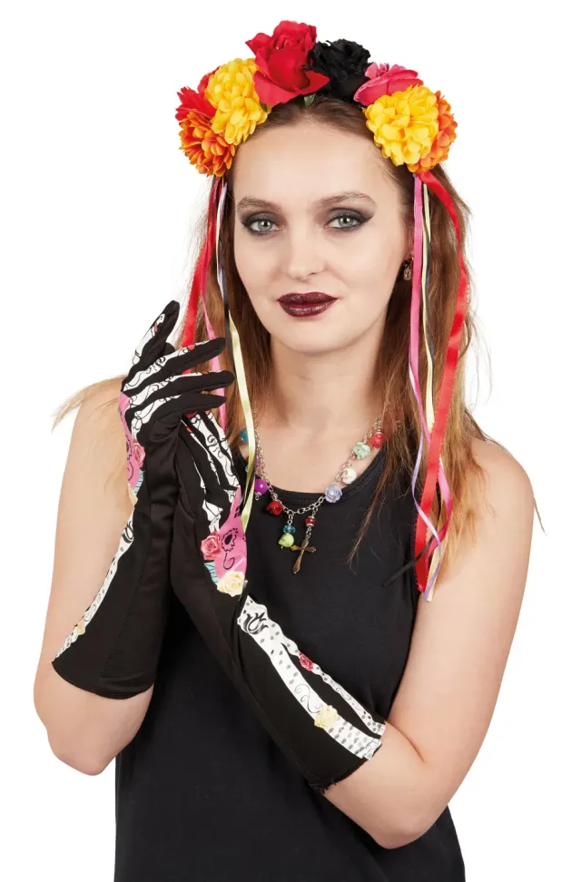 P'tit Clown re30046 set Day of the Dead 3 pezzi adulto