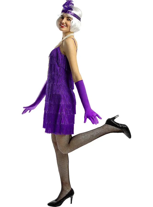 Funidelia Charleston anni 20 costume donna viola taglia S