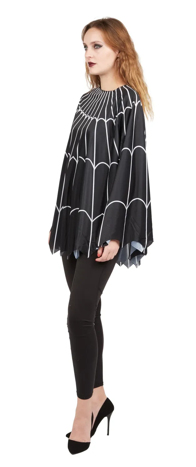 P'tit Clown re77551 costume ragno donna S/M poncho