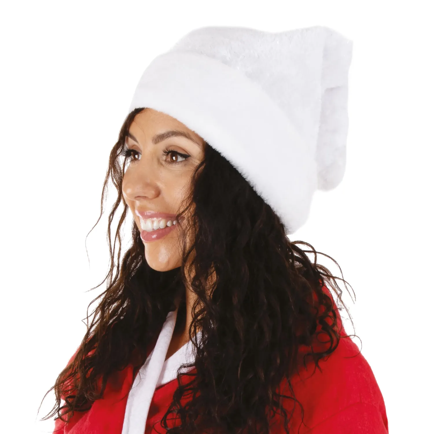 P'tit Clown Babbo Natale cappello bianco taglia unica Natale