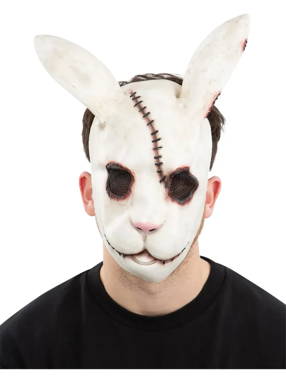Smiffys Horror Bunny Latex Mask maschera coniglio lattice
