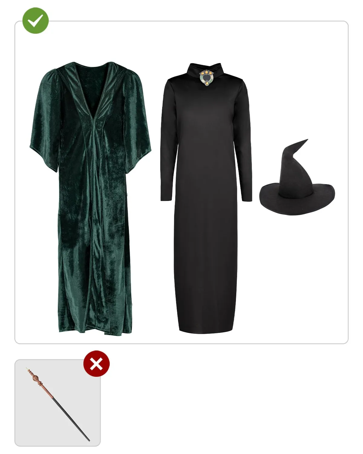 Funidelia McGonagall Donna L-XL con Cappello Hogwarts