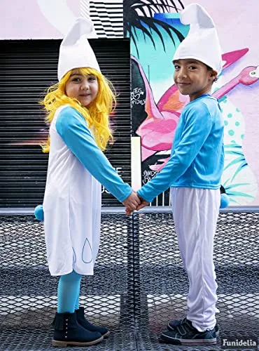 Funidelia Puffo cappello bianco bambino
