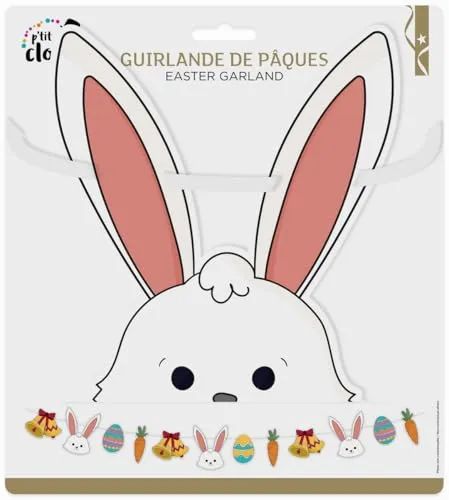 P'tit Clown 23840 ghirlanda Pasqua 3,6 m cartone