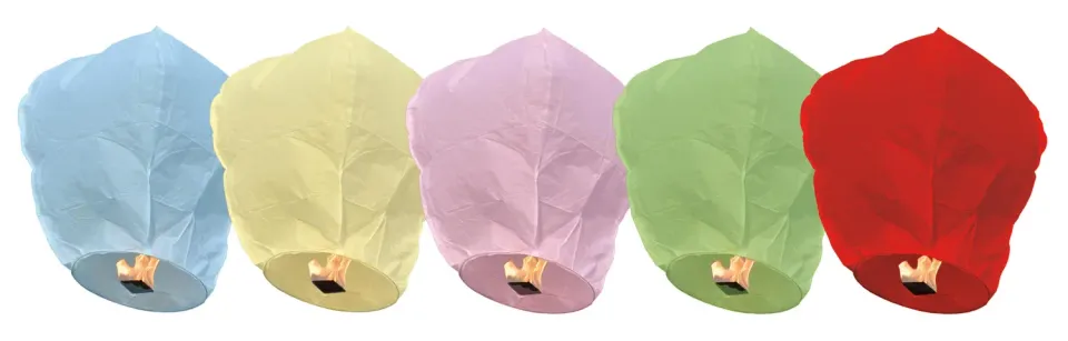 P'tit Clown lanterna celeste 1 m verde volante