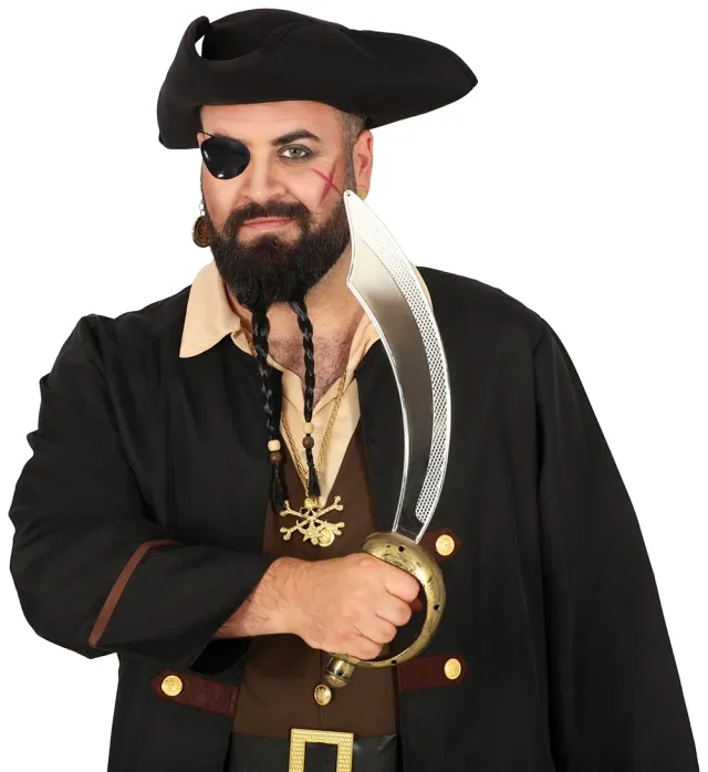 Fiestas Guirca Sciabola Giocattolo Pirata 47 cm con Benda