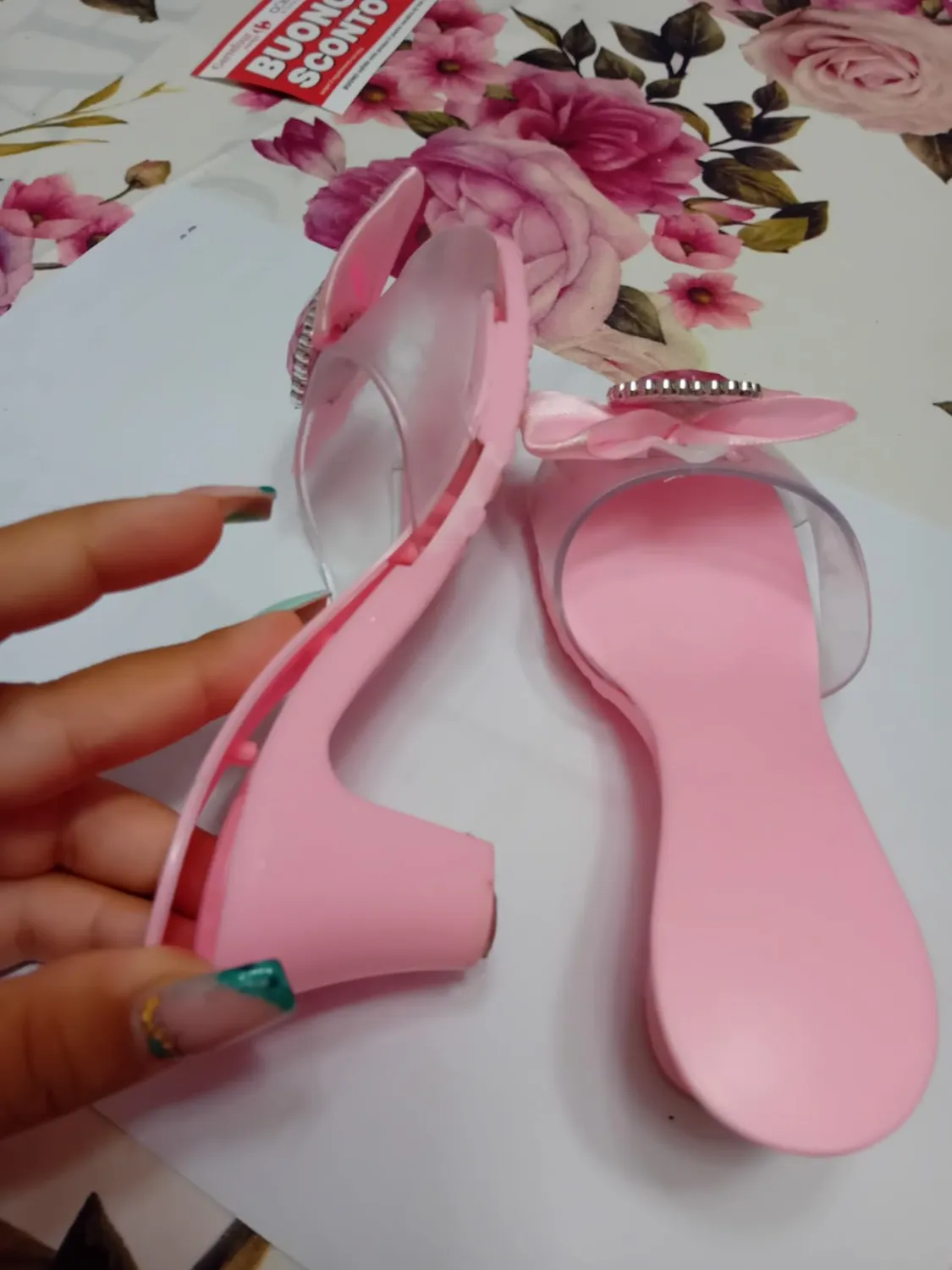 P'tit Clown 10034 Scarpe Principessa Blu Plastica