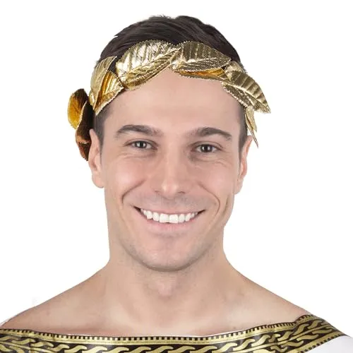 P'tit Clown Corona Alloro Cesare Accessorio Carnevale