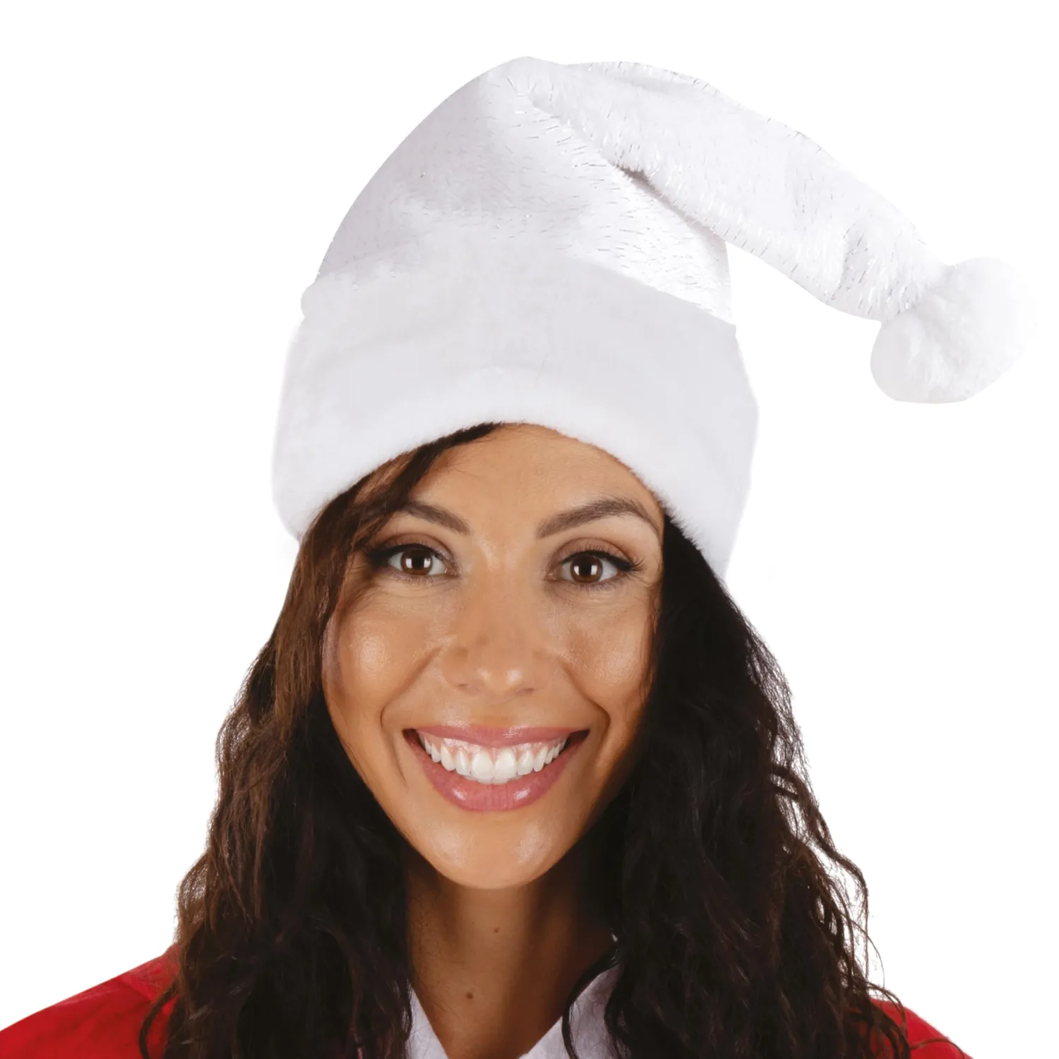 P'tit Clown Babbo Natale cappello bianco taglia unica Natale