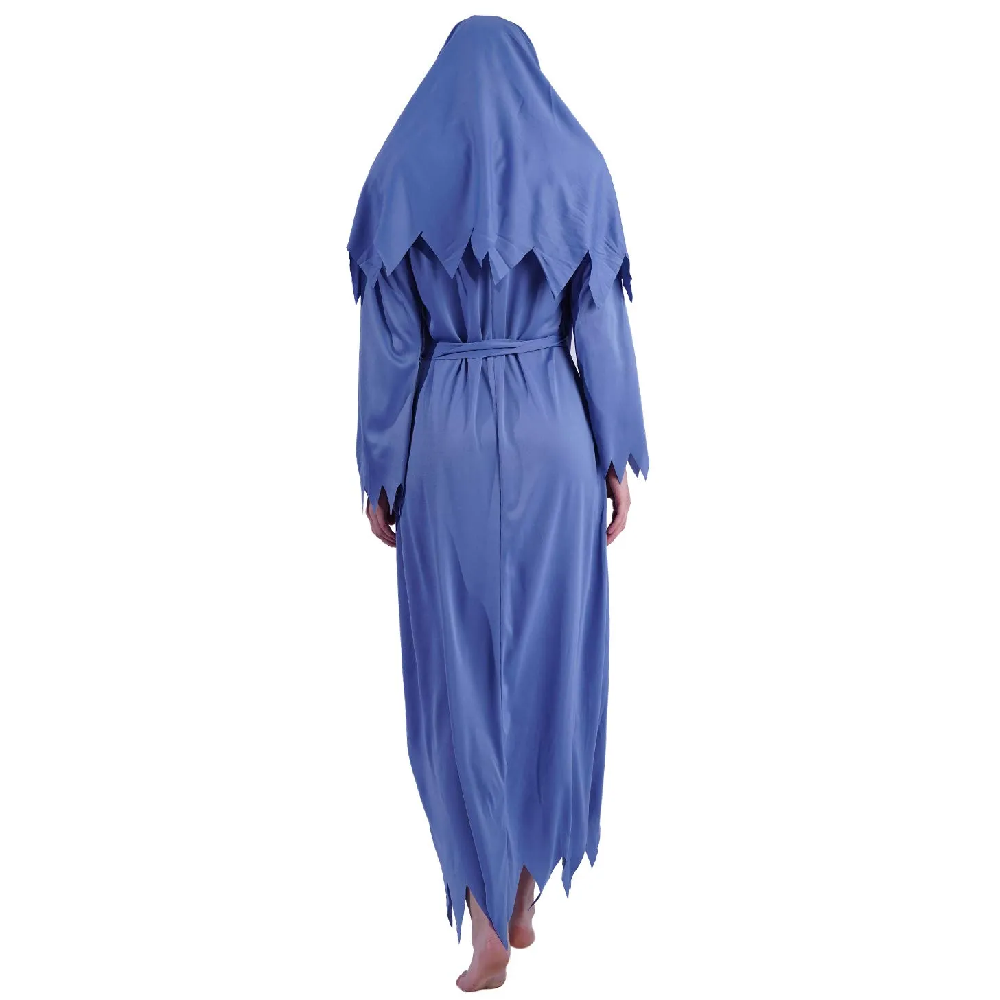 SEA HARE Suora Sanguinante Costume Donna Blu Horror Halloween