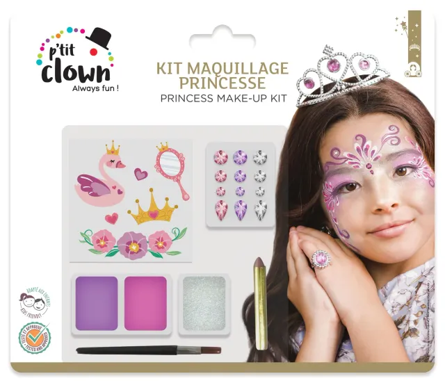 P'tit Clown 23877 kit trucco principessa bambina rosa