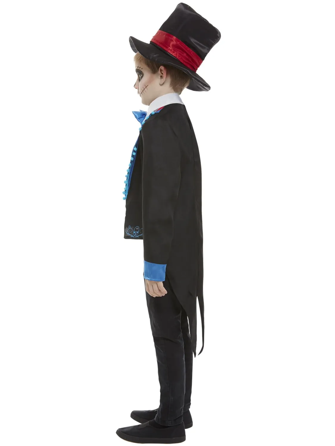 Smiffys Day of the Dead Costume Bambino M 7-9 Anni