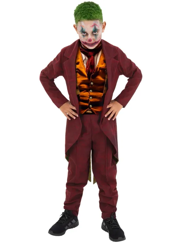 Smiffys Modern Trickster costume bambino giacca pantaloni