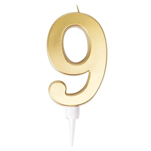 P'tit Clown 23959 candela gigante oro numero 9