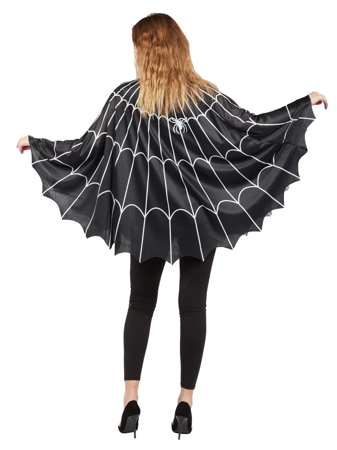 P'tit Clown re77551 costume ragno donna S/M poncho