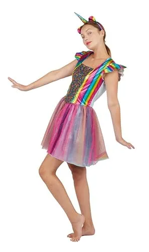 P'tit Clown re21151 costume unicorno arcobaleno L/XL