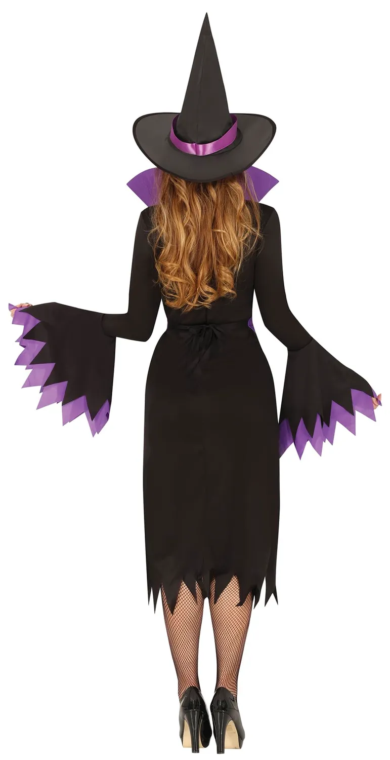 Fiestas Guirca Strega Mistica Costume Donna S Viola Nero