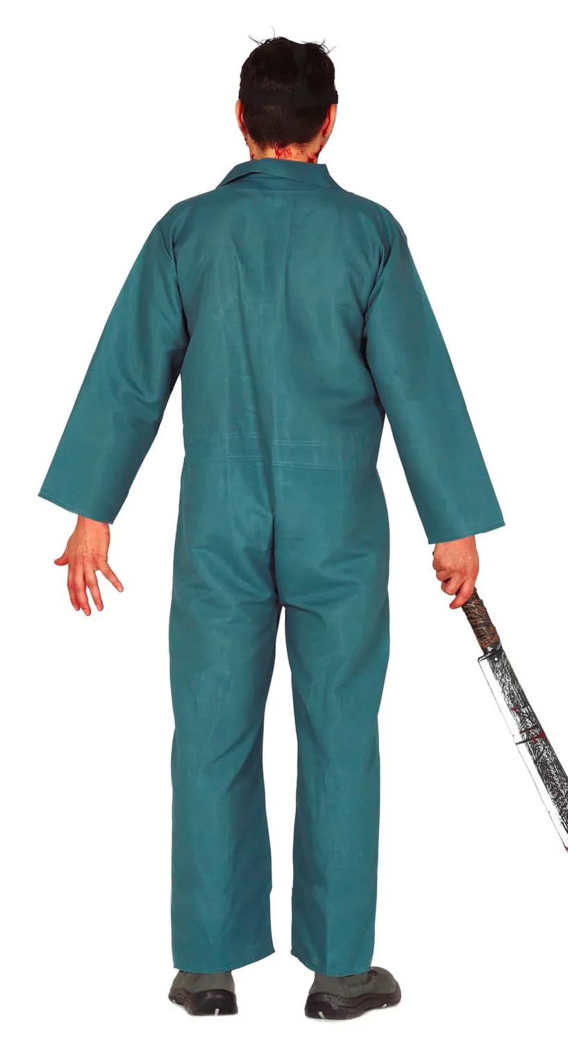 Guirca Psicopatico costume horror XL 54-56 tuta e maschera