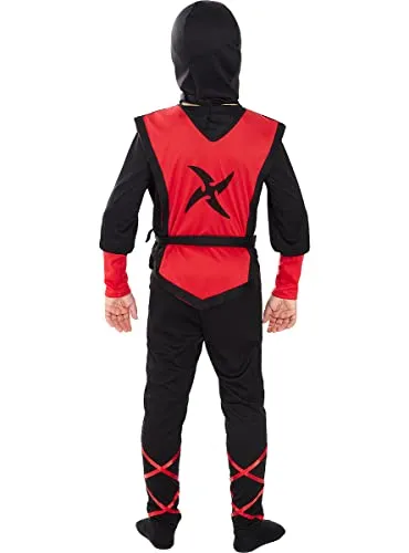 Funidelia Costume Ninja bambino rosso 3-4 anni