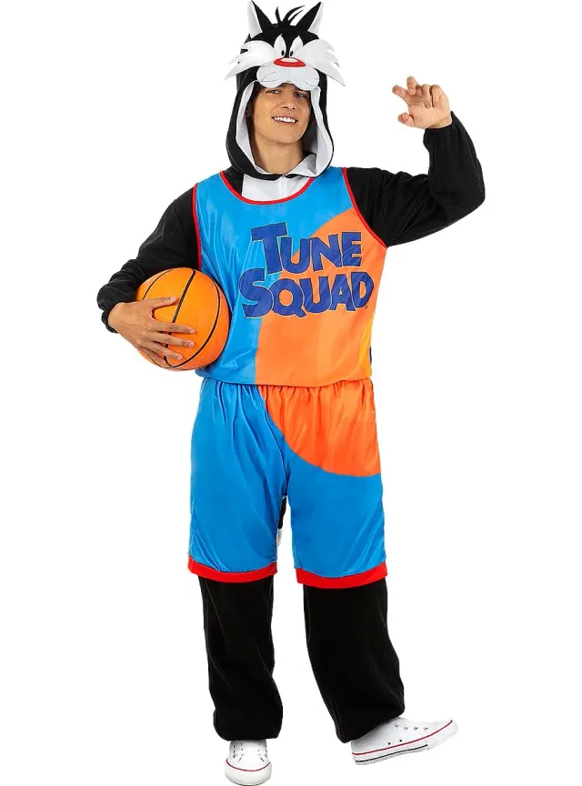 Funidelia Space Jam Silvestro Costume Nero S-M Adulto