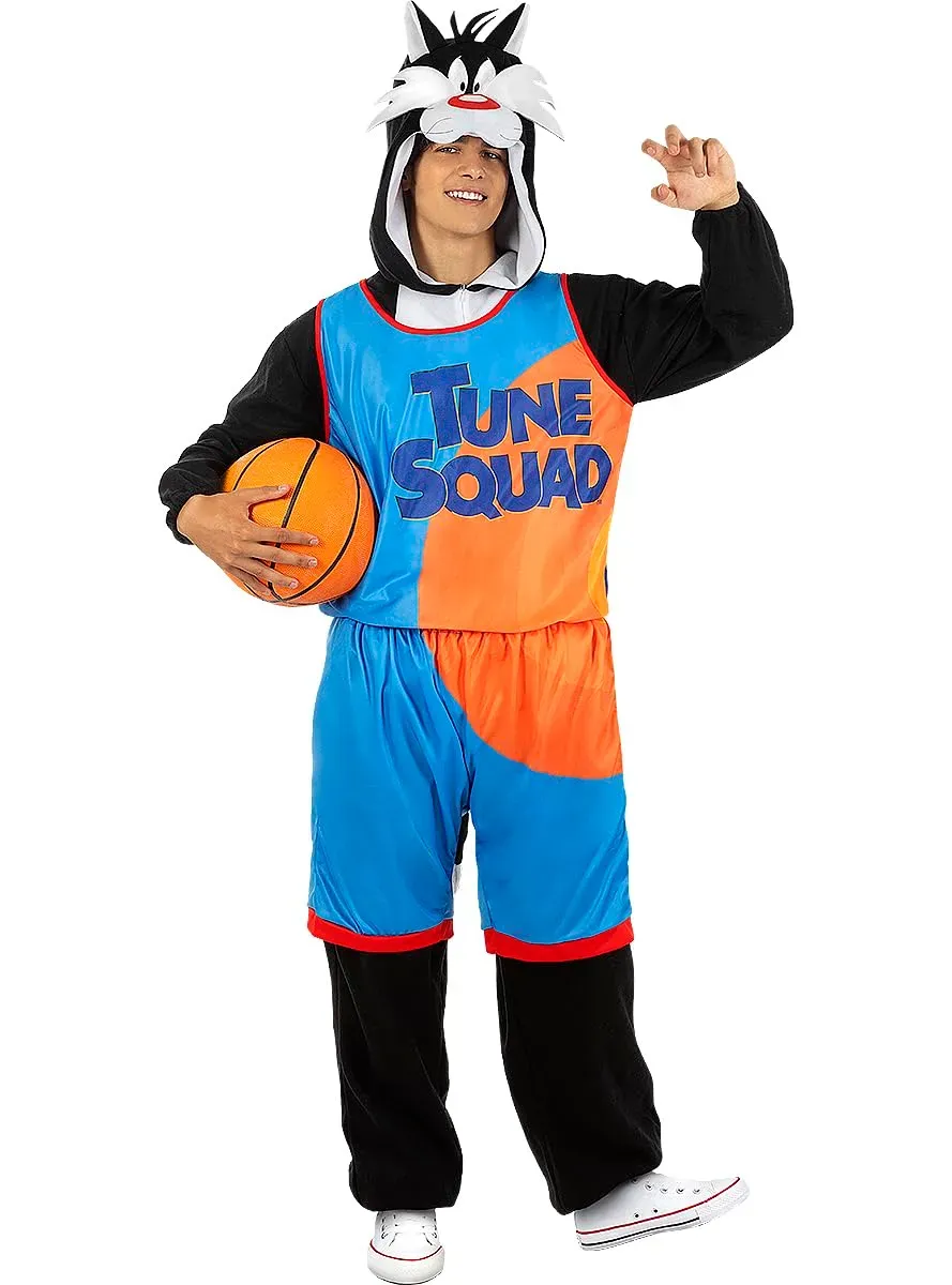 Funidelia Space Jam Silvestro Costume Nero S-M Adulto