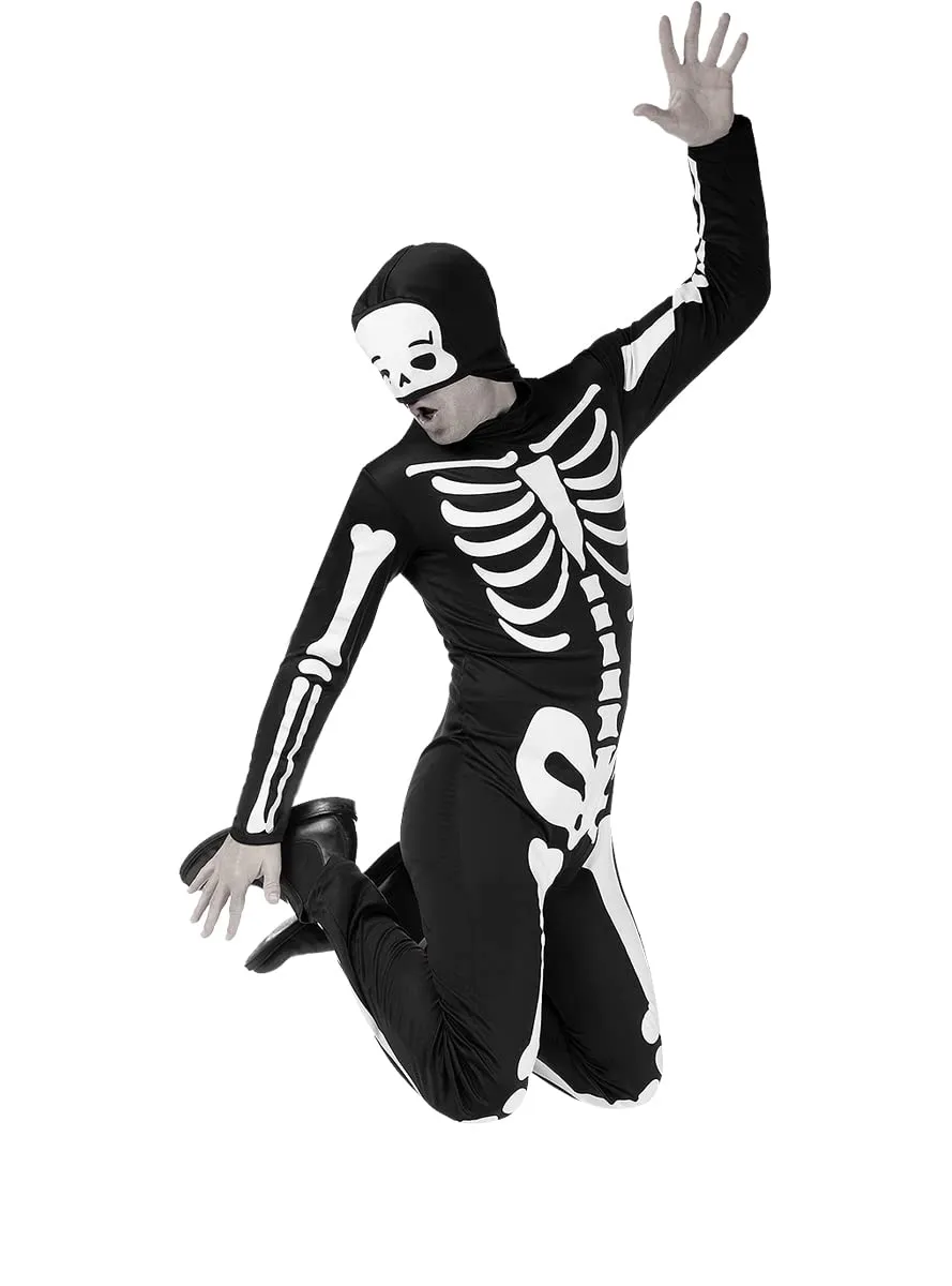 Funidelia Scheletro costume uomo nero horror Halloween