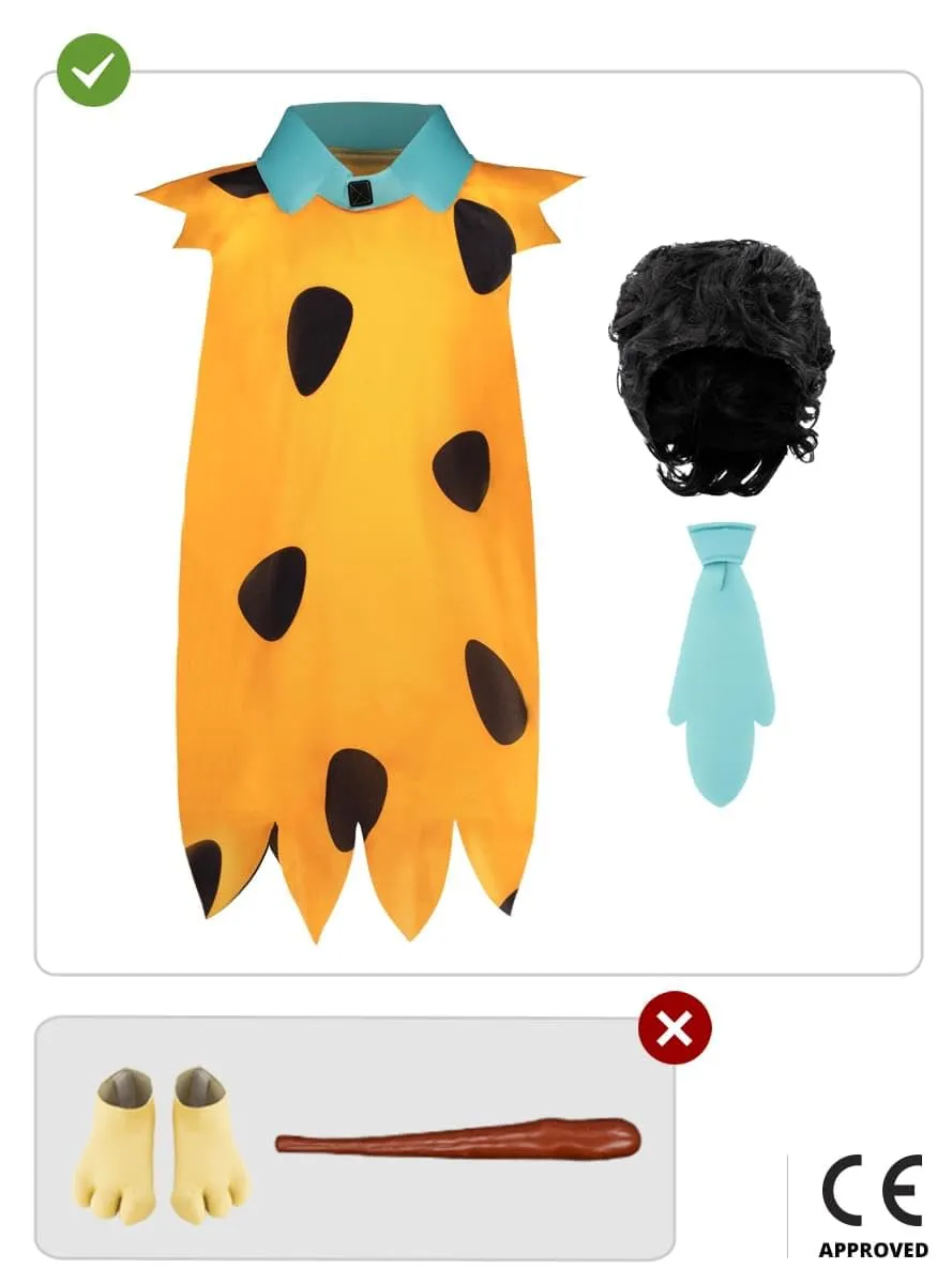 Funidelia Fred Flintstones Costume Bambino 10-12 Anni Arancione