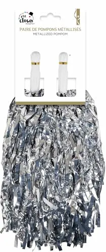 P'tit Clown Pompon Metallizzati Coppia Colore Casuale Festa