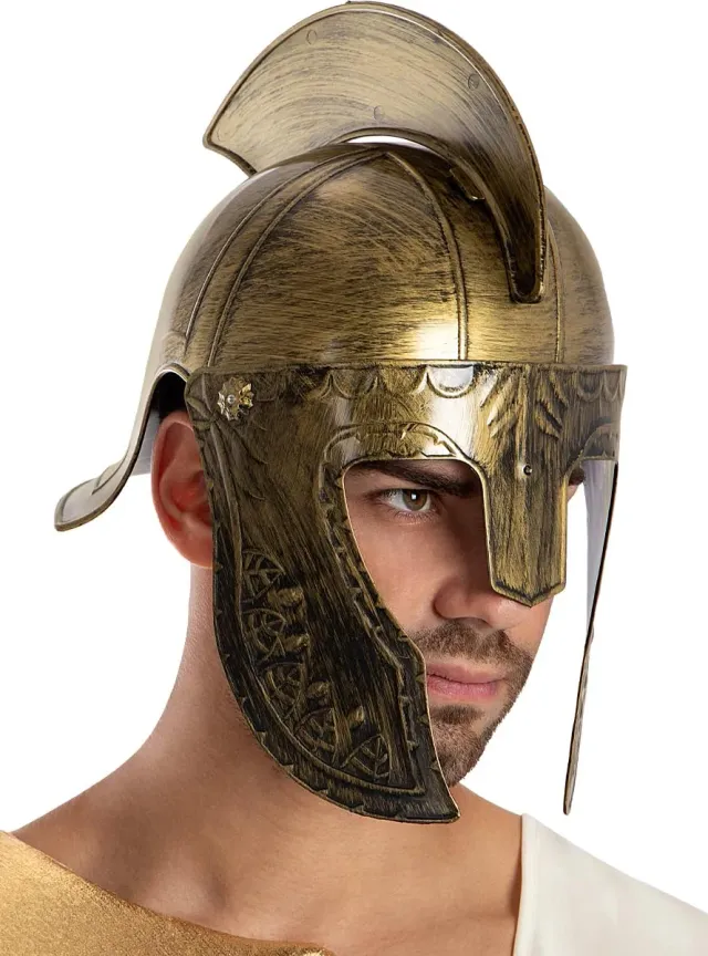 Funidelia Casco Spartano Marrone Adulto Gladiatore