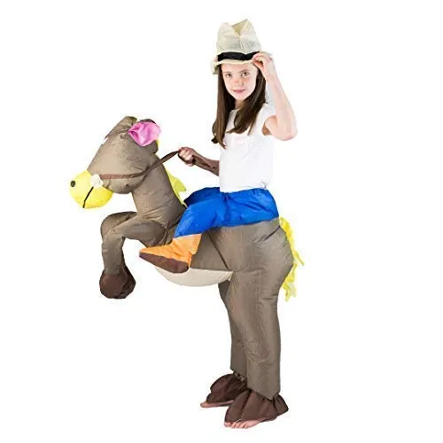 Bodysocks Costume Gonfiabile Cowboy Bambini Carnevale