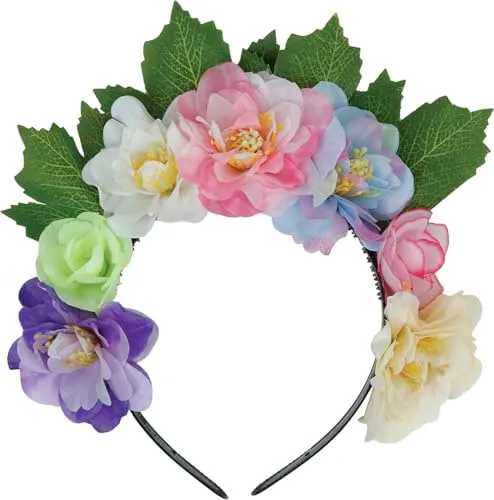 Fiestas Guirca 17969 Cerchietto Fiori Multicolore