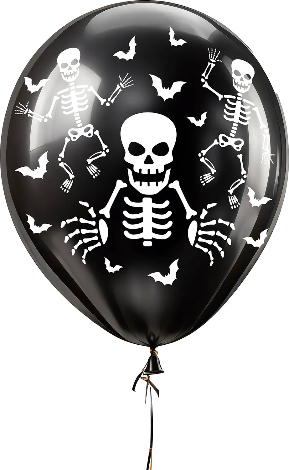 Guirca Halloween palloncini zucca nera 10 pezzi lattice