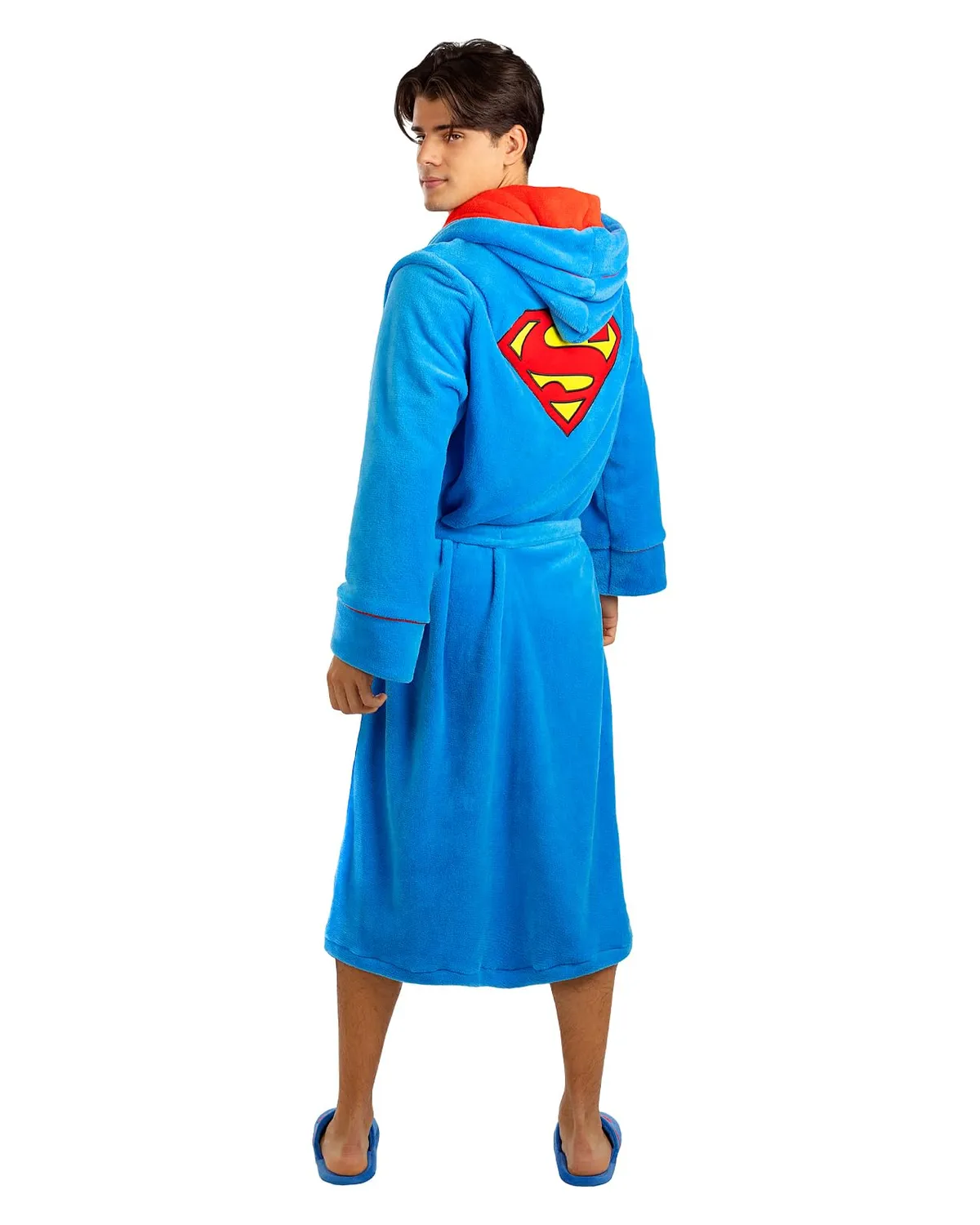 Funidelia Accappatoio Superman Uomo L-XL con Cappuccio