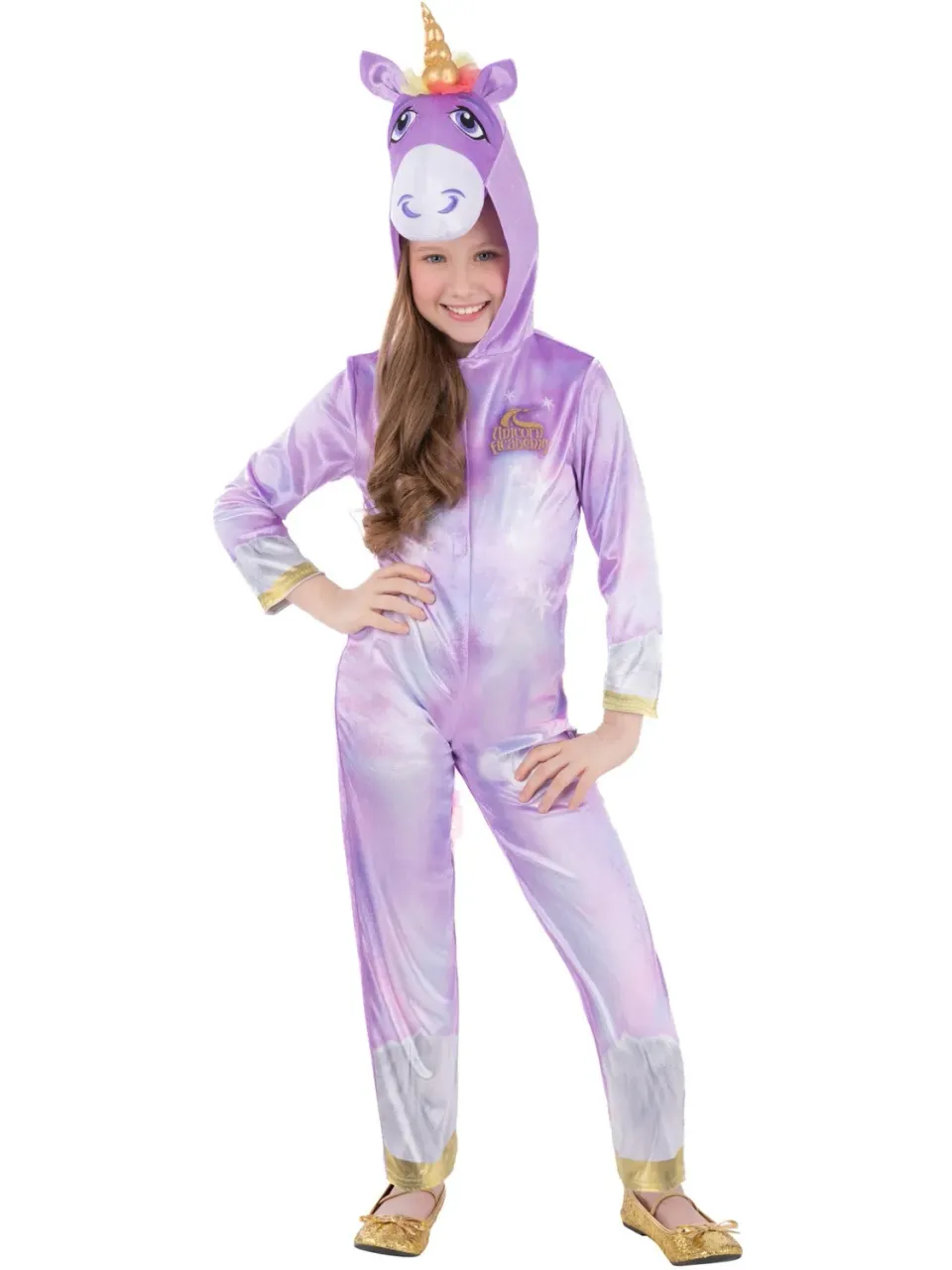 Smiffys Unicorn Academy Wildstar Tuta Unicorno Bambina Viola