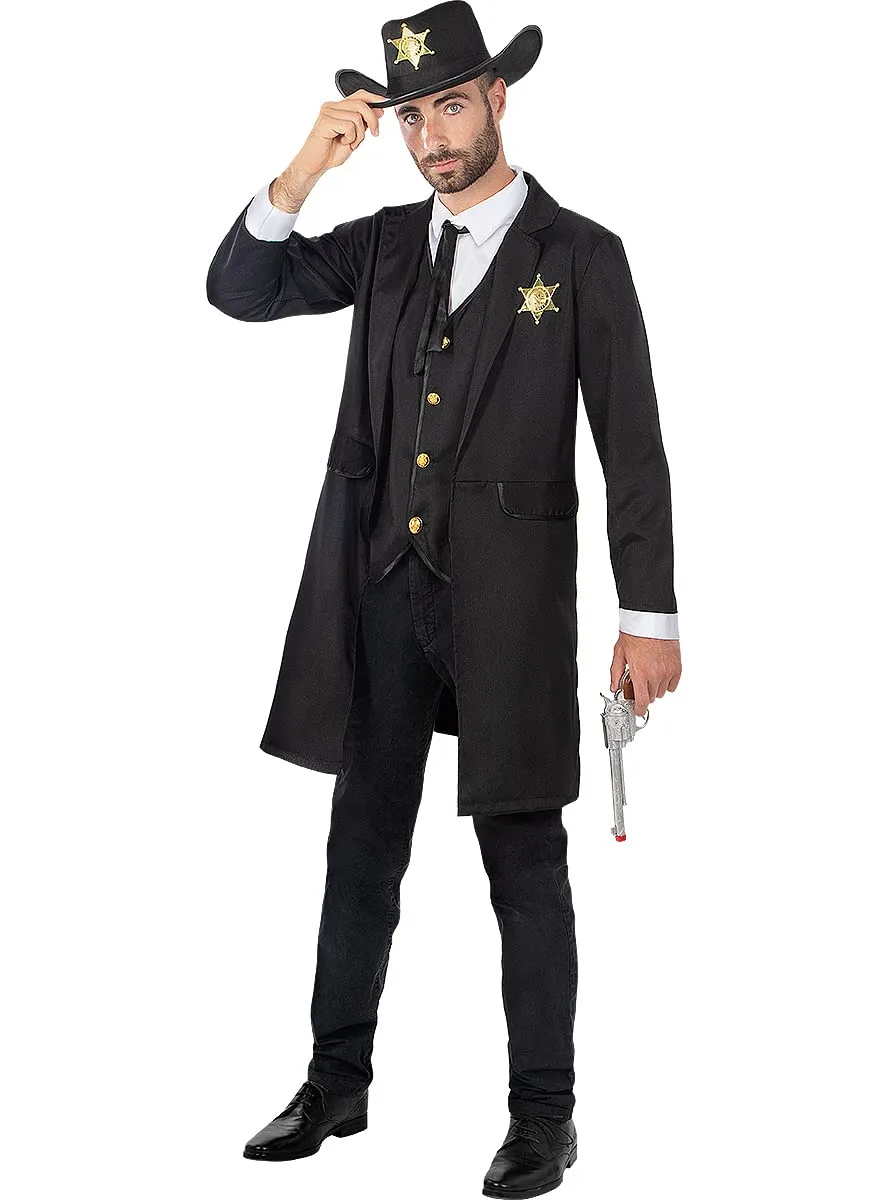 Funidelia Costume sceriffo uomo taglia M marrone western
