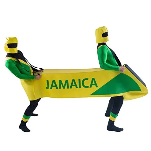 Bodysocks Cool Runnings Bobsled costume taglia unica elasticizzato
