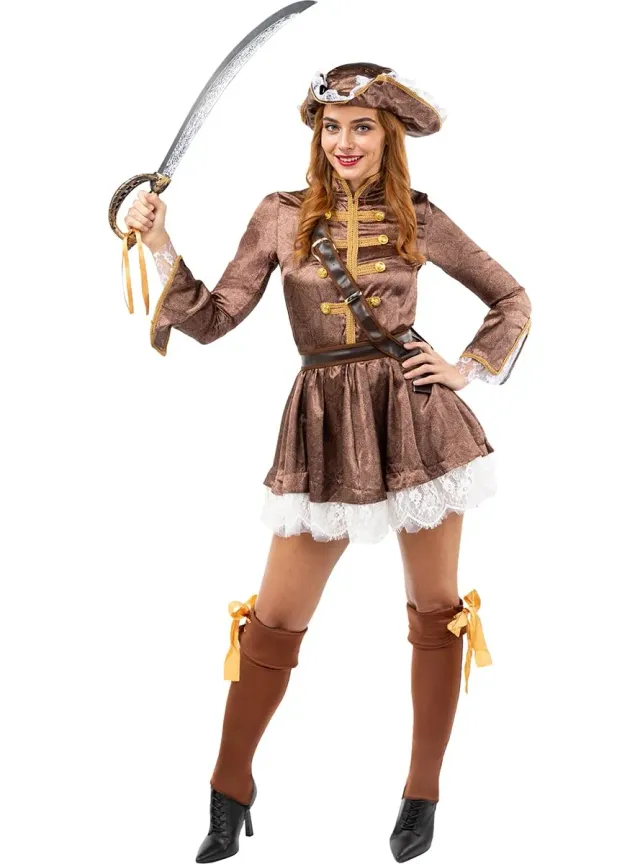 Funidelia Pirata Colonizzatore Costume Donna Corsaro