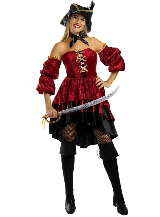 Funidelia pirata corsara costume donna XL multicolore