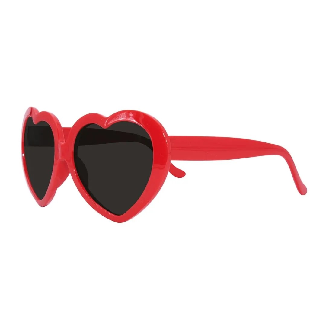 P'tit Clown 22653 occhiali festa cuore rosso