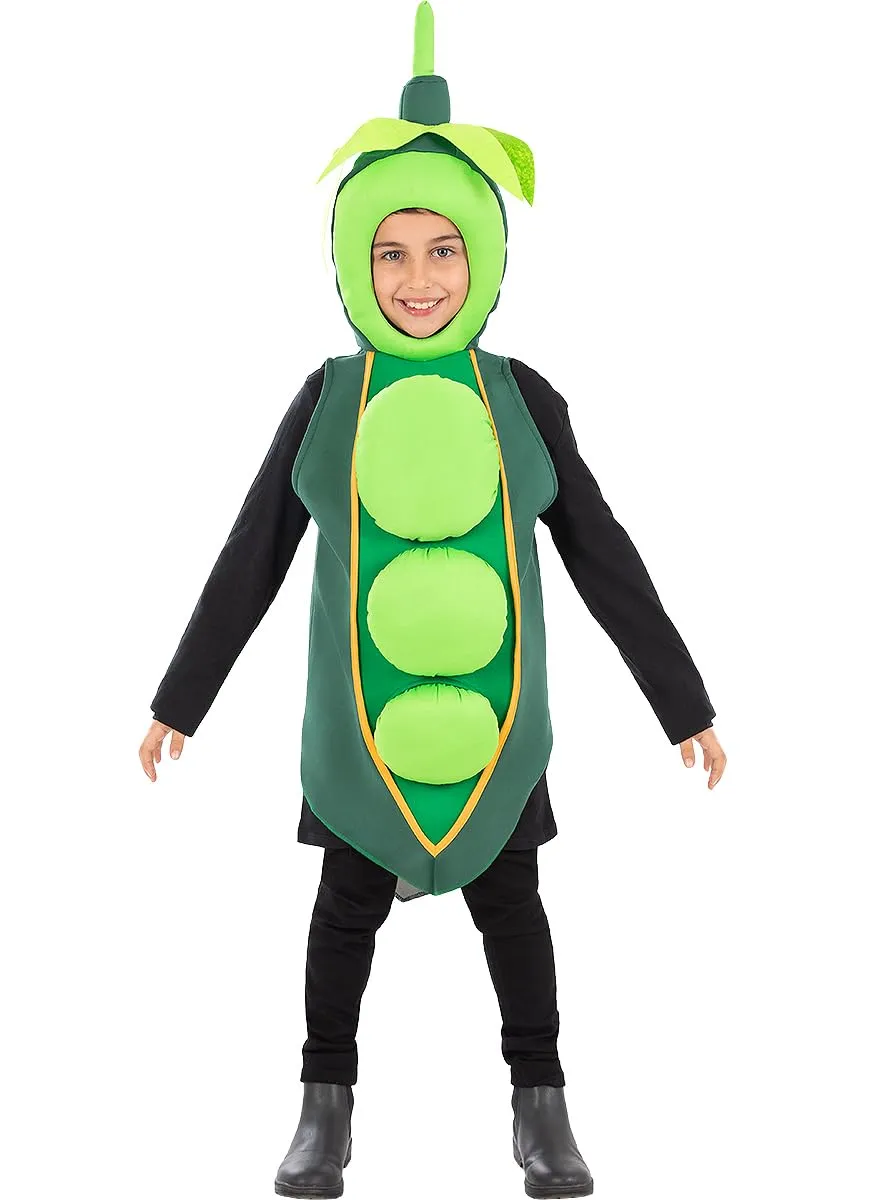 Funidelia Pisello costume bambino 3-6 anni verde